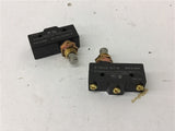 Omron Z-15GQ-B7-K Limit Switch 15 A 125 250 or 480 Volts Lot of 2