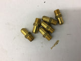 Brass Fittings 1/8" pipex1.30mm Lot of 6