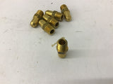 Brass Fittings 1/8" pipex1.30mm Lot of 6