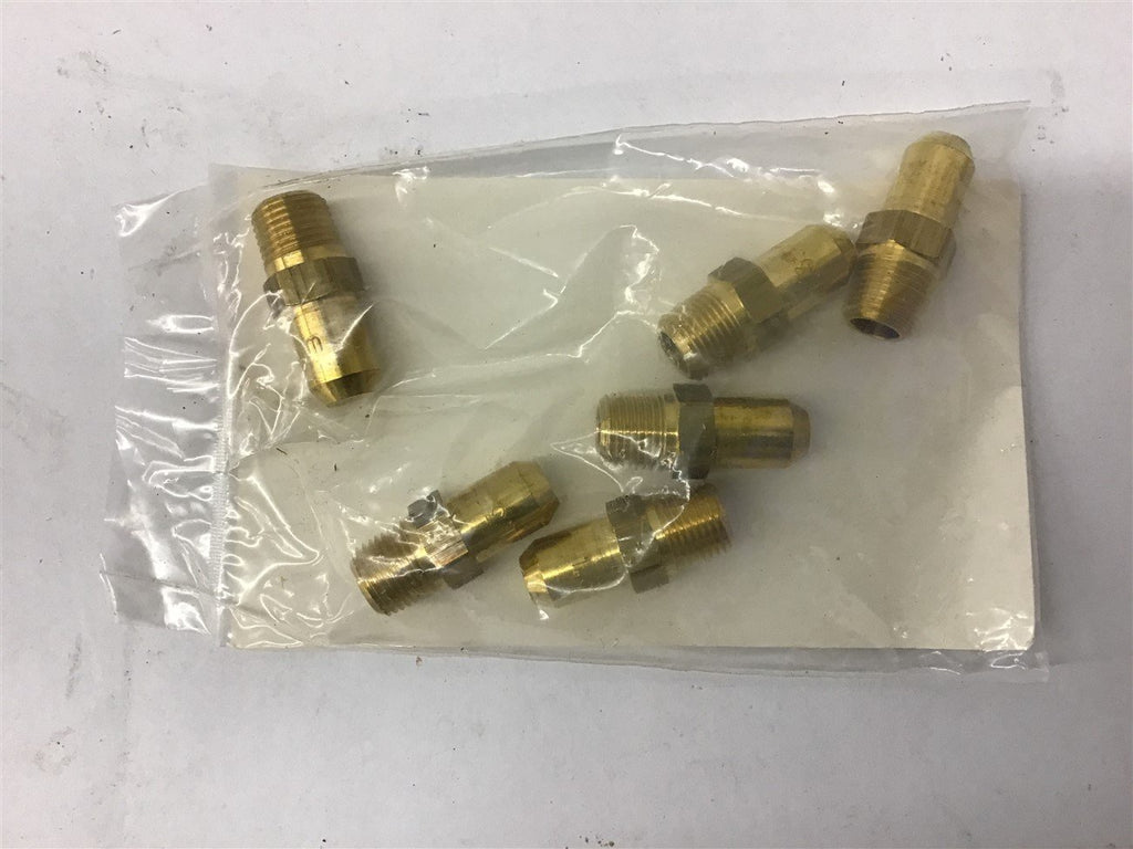 Brass Fitting 1/8" pipe x 1.35mm size Lot of 6