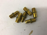 Brass Fittings 1/8" Pipe x 1.20 mm Lot of 6