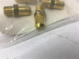 Brass Fittings 1/8" Pipe x 1.25mm Lot of 6