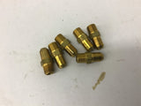 Brass Fittings 1/8" Pipe x 1.40 mm Lot of 6