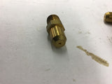 Brass Fittings 1/8" Pipe x 1.40 mm Lot of 6