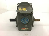 Boston Gear F71515B5H 15:1 Ratio Right / Left angle Gear Reducer .730 HP