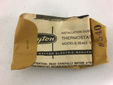 Dayton 2E403 Hydraulic Lone Voltage Thermostat SPST