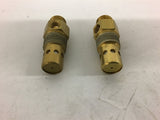 Check Valve 1/2'' Ferrell Male x 1/8'' Pipe Female Lot of 2