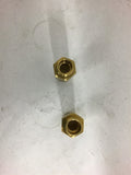 Check Valve 1/2'' Ferrell Male x 1/8'' Pipe Female Lot of 2