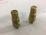 Check Valve 1/2'' Ferrell Male x 1/8'' Pipe Female Lot of 2