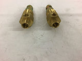 Check Valve 3/8'' Ferrell and 1/2'' Pipe and 1/8'' Female Pipe Lot of 2