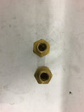 Check Valve 3/8'' Ferrell and 1/2'' Pipe and 1/8'' Female Pipe Lot of 2