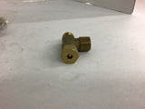 Brass Valve 3/8'' Pipe X 3/8'' Ferrell Lot of 5