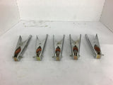 Spring Loaded Clamps 2'' Opening 6-3/4'' Long 25lb Opening Strength 1 lot of 5