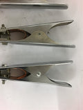 Spring Loaded Clamps 2'' Opening 6-3/4'' Long 25lb Opening Strength 1 lot of 5