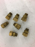 1/2'' Pipe X 3/4'' w/ Ferrell Brass Fitting lot of 7