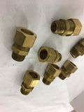 1/2'' Pipe X 3/4'' w/ Ferrell Brass Fitting lot of 7