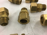 1/2'' Pipe X 3/4'' w/ Ferrell Brass Fitting lot of 7