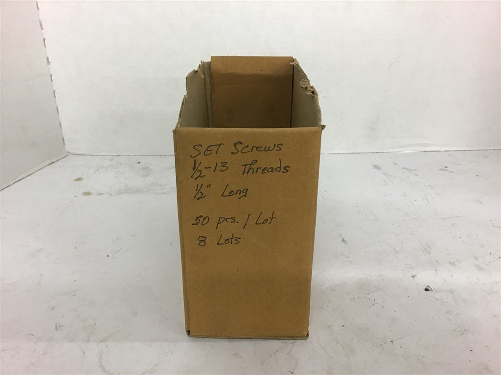 1/2-13 Set Screws 1/2" Long 8 Lots of 50