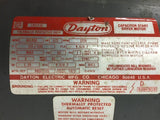 Dayton 6K135D 1/2 HP AC Motor 115/230 Volts 1725 Rpm Single Phase 56Z Frame