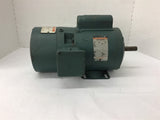 Reliance C48E0877P-JZ 1/4 Hp AC Brake Motor 115/230 Volts 1800 Rpm 48 Fr