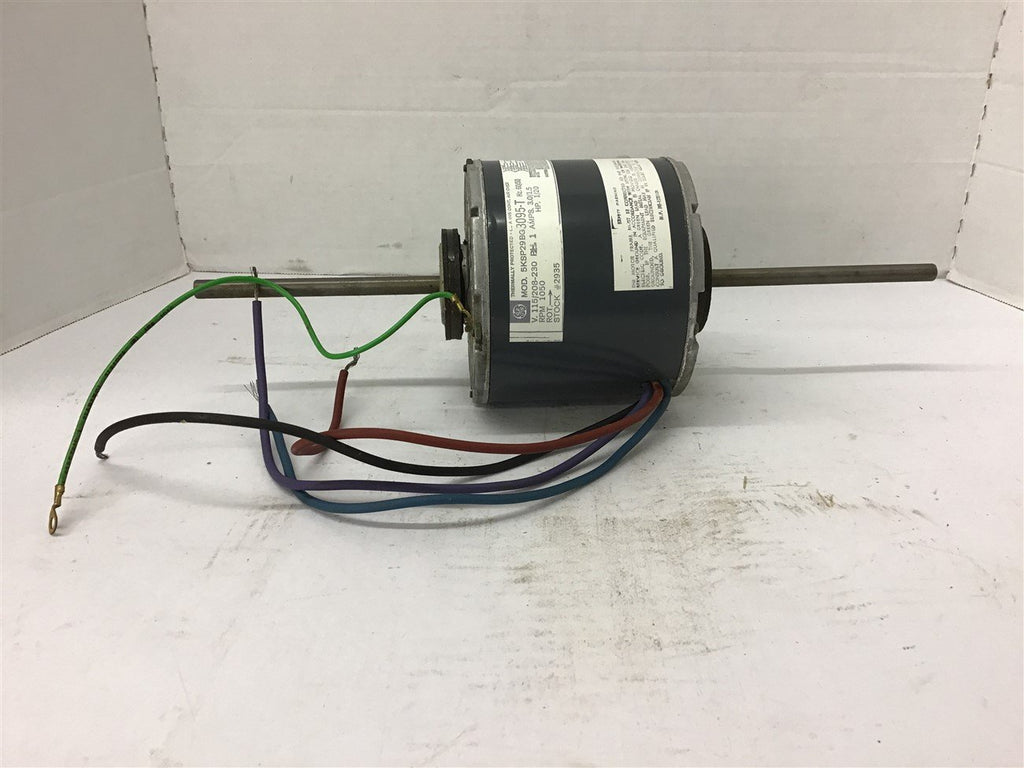 GE 5KSP29BG3095T 1/20 HP Air-Over Motor 1050 Rpm 115/230 volts