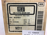 Weg W211 1/6 HP AC Motor 115 volts 1075/950/800 Rpm 48Y Single Phase