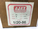 Ajax 1/20-86 1/20 HP AC Motor 115 Volts 86 Rpm Single Phase