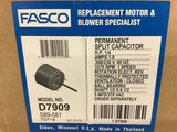 Fasco D7909 1/4 HP HVAC Motor 208/230 Volt 1075 Rpm 1.8 Amps