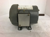 Ajax YVC56T17F381A 1/3 Hp Ac Motor 208-230/460 Volts 1725 Rpm 4P