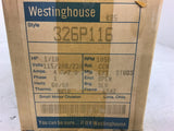 Westinghouse 326P116 1/10 HP AC Motor 115/208/230 volts 1050 Rpm Single Phase