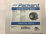 Packard 65211 4 Watts Unit Bearing motor 115 volts 1550 Rpm