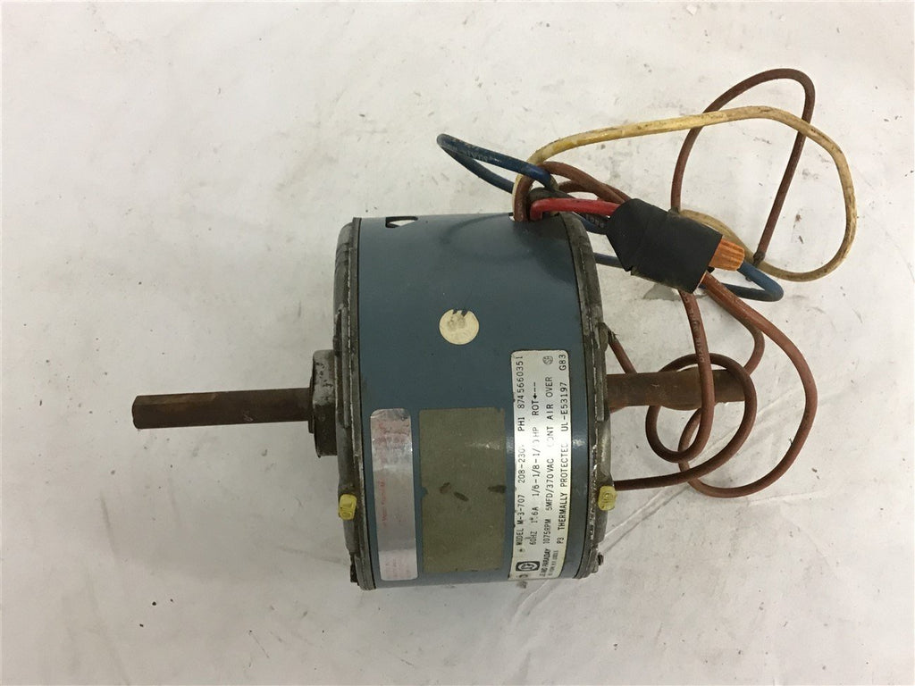 Leland Faraday M-3-707 1/6 1/8 1/10 HP AC Motor 208-230 volts 1075 Rpm