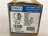 Fasco D1154 1/20 HP 20/-230 Volts Motor 1150 Rpm 1 Speed