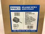 Fasco D917 1/6 Hp Blower Motor Motor 208/230 Volts 1075 Rpm 1 Speed