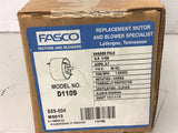 Fasco D1109 1/100 HP Blower Motor 115 volts 1550 Rpm 1 Speed