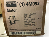 Dayton 4M093 1/40 HP AC Motor 115 Volts 3000 Rpm Single Phase