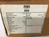 A.O. Smith 990 D404 1/10 HP 208-230 volts .63 Amps 3200 Rpm Blower Motor