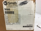 A.O. Smith 9666 1/12 HP Motor 115 Volts 1550 Rpm 42 Y Frame