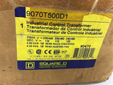 Square D 9070T500D1 0.50 KVA Industrial Control Transformer 240/480 Pri 120 Sec