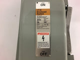 Siemens I-T-E JN423 Fusible Safety Switch 100 Amp 240 Vac Type 1 30 HP