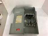 Siemens I-T-E JN423 Fusible Safety Switch 100 Amp 240 Vac Type 1 30 HP