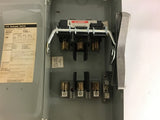 Siemens I-T-E JN423 Fusible Safety Switch 100 Amp 240 Vac Type 1 30 HP