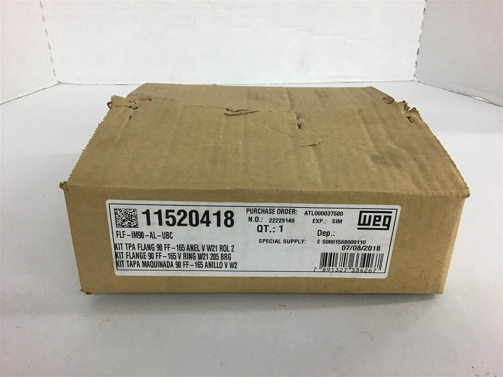 Weg FLF-IM90-AL-UBC Flange FF-165 - W21 - Bearing 205 - V'Ring