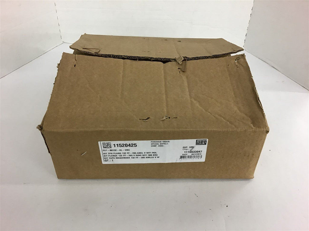 Weg FLF-IM132-AL-UBC Flange FF-265 - W21 - Bearing 308 - V'Ring