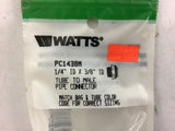 Watts PC1438M 1/4'' ID X 3/8'' ID Tube TO Male Pipe Connector Lot of 10