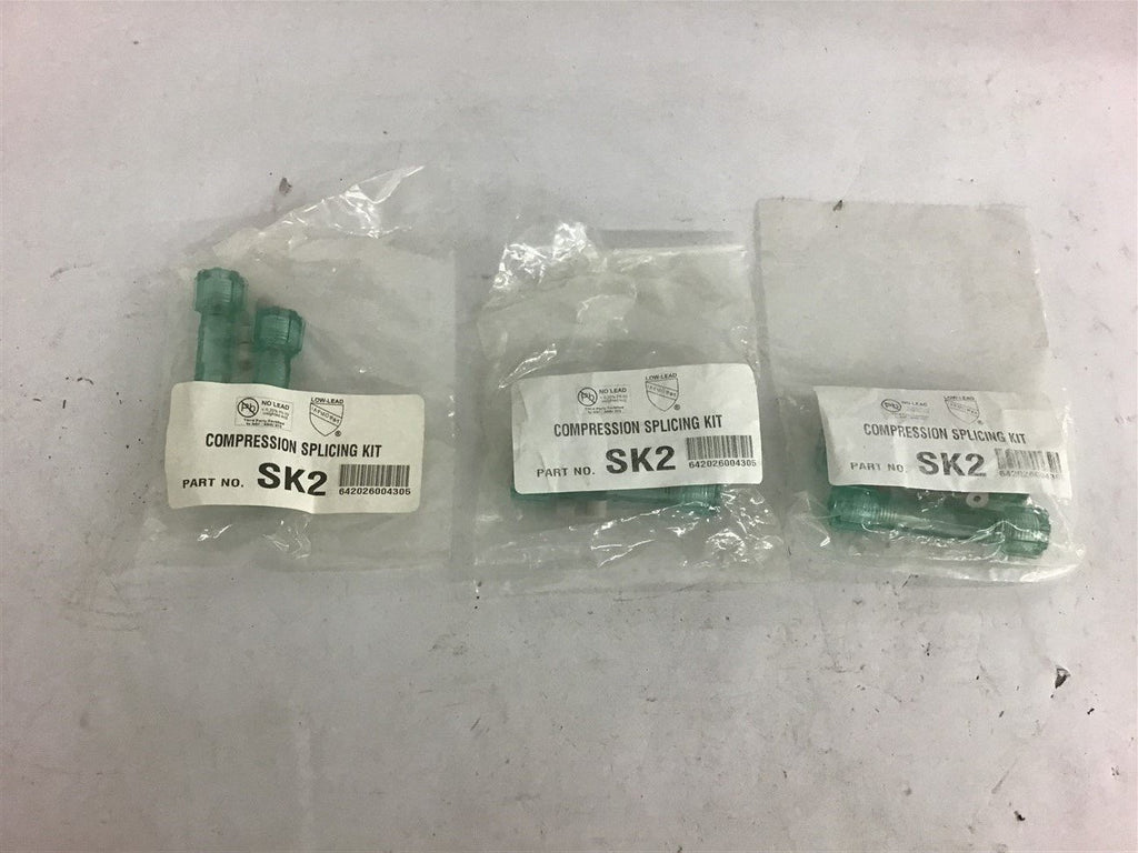 Submersible Well Pump Wire Compression Splice Kit SK2 Lot of 3