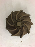 Vortex Brass Impeller 01100C-A 4 1/8" OD 3/8" Bore