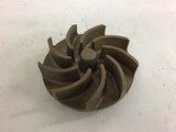 Vortex Brass Impeller 01100C-A 4 1/8" OD 3/8" Bore