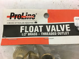 ProLine 1/2" Brass float Valve Lot of 2