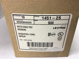 Leviton 1451-2S Brwon single Pole Light Switch Lot of 10